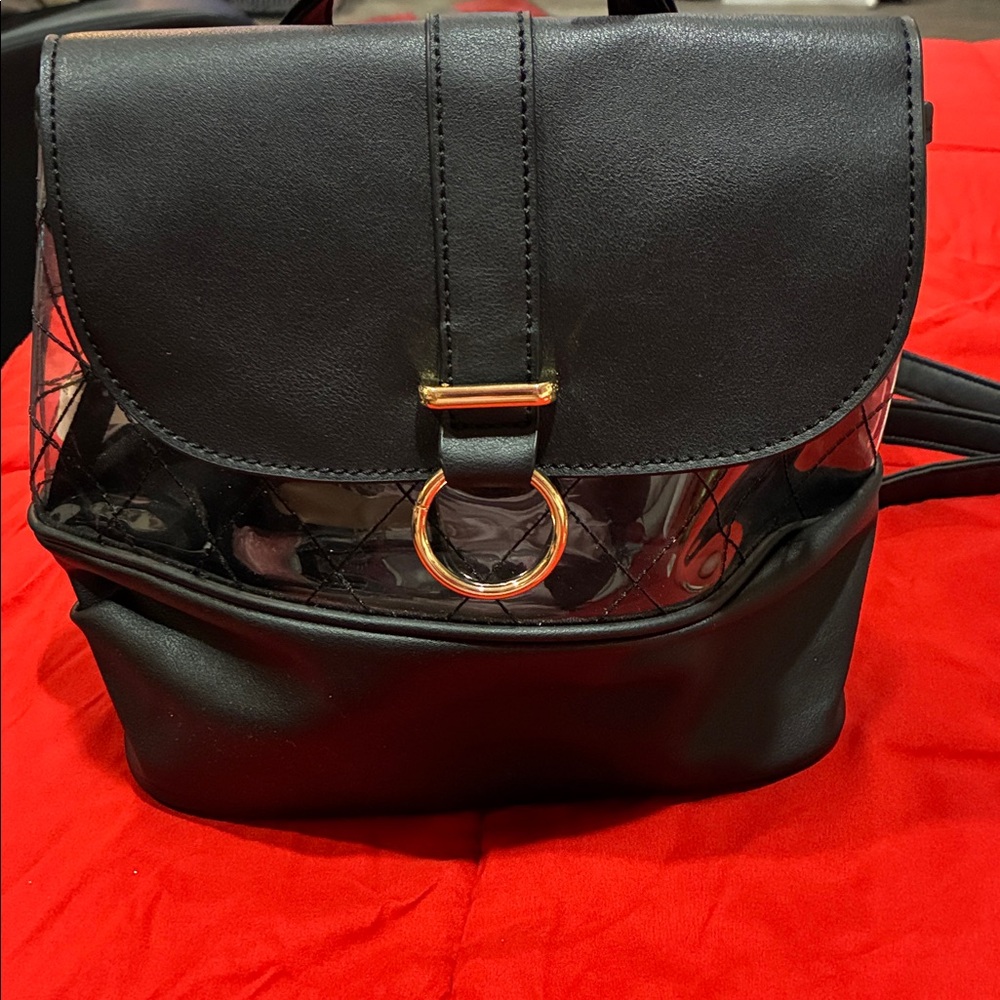 Black and Gold backpack Bag